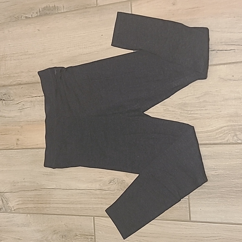 Pink gray leggings size small